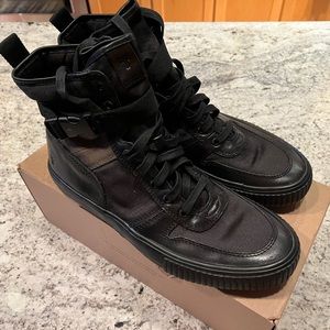 Frye Men's Combat Lace-Up Buckle Sneakers